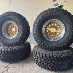 イカつすぎやろっ汗　レンコンホイール&タイヤセット！！！！