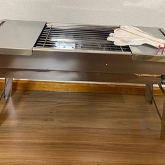 キャンプバーベキュー コンロ  ステンレス製 の画像