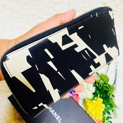 激シブ✨Dior Homme✨ディオールオム✨ラウンドジップ✨本革✨財布✨総柄✨の画像