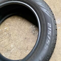 【スタッドレス】PIRELLI ICE ZERO ASIMMETRICO 215/55R17 98H M+S 中古タイヤ4本セットの画像