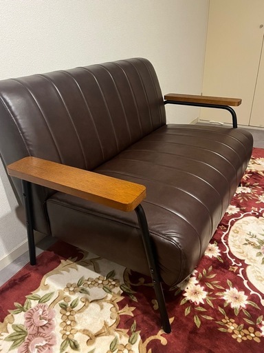 ニトリNシールドステインソファ2人掛け