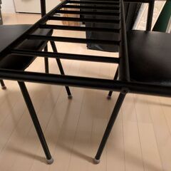 【ニトリ】ダイニングテーブル+イス2つセットの画像