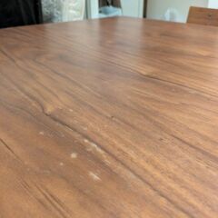 【ニトリ】ダイニングテーブル+イス2つセットの画像