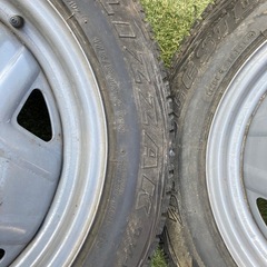 ジムニー　スタッドレスタイヤ4本セット　純正ホイールリペイントの画像