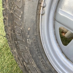 ジムニー　スタッドレスタイヤ4本セット　純正ホイールリペイントの画像