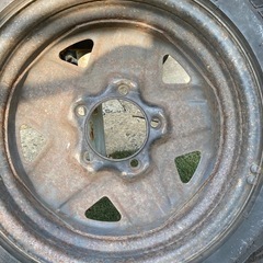 ジムニー　スタッドレスタイヤ4本セット　純正ホイールリペイントの画像