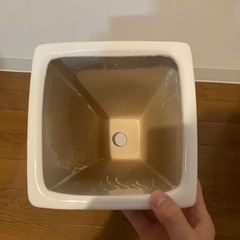 花瓶、フラワーベース　白の画像