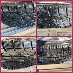 DAIHATSU純正スタッドタイヤセット！の画像