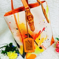レア✨ミハラヤスヒロ✨ジュンイノウエ✨ペイント✨トートバッグ✨A4サイズ✨肩がけの画像