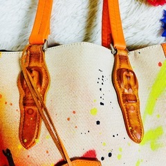 レア✨ミハラヤスヒロ✨ジュンイノウエ✨ペイント✨トートバッグ✨A4サイズ✨肩がけの画像