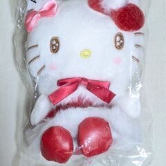 未使用品 当りくじ ハローキティ キティ ① ぬいぐるみ 他 クロミ くじ ① キャリーケース ラストスペシャル賞 フード付きブランケット 他の画像