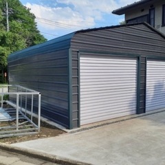 用途多数 電動シャッター付きガレージの画像