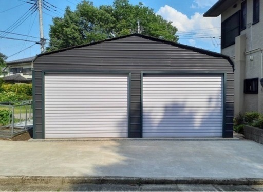 用途多数 電動シャッター付きガレージ