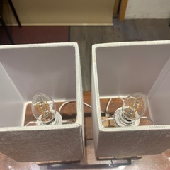 テーブルランプ　2点セットの画像