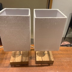テーブルランプ　2点セットの画像