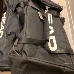 HEAD Monster Travel Bag Japan ブラック  タグ付き　訳あり　未使用品　ヘッド HEAD キャリー付きバッグ トラベル スキー 合宿 カバン 大型 スポーツ アウトドア ブラックの画像