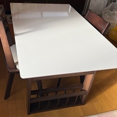 ダイニングテーブル　椅子セット　ニトリの画像