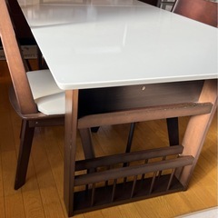 ダイニングテーブル　椅子セット　ニトリの画像