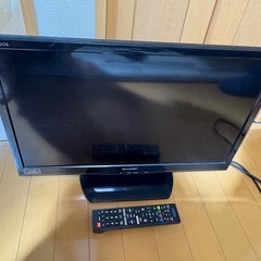 SHARP 24型テレビ　LED 美品の画像