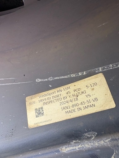 タイヤ、ホイール weds sports RN-55M