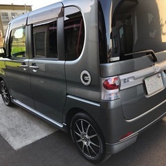 ダイハツタントカスタム22年式、個人、車検９年２月22日、走行108800キロ、色ダークグレー、の画像