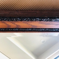 アンティーク 壁掛け鏡 八角形ミラーの画像