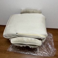 回転　ファブリック　チェア 椅子　ソファ　ハイバック 肘掛け付きの画像