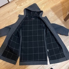 ウール95%メンズダッフルコートMの画像