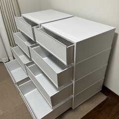 衣装ケース　収納ケース　セットの画像