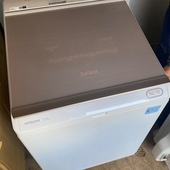 NO B631🌈福岡市内配送設置無料✨🌈縦型洗濯乾燥機 ビートウォッシュ シャンパン BW-DKX120F-N [洗濯12.0kg /乾燥6.0kg /ヒーター乾燥(水冷・除湿タイプ) /上開き] 2021ねn2021年の画像