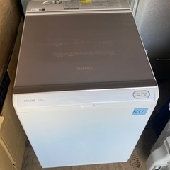 NO B631🌈福岡市内配送設置無料✨🌈縦型洗濯乾燥機 ビートウォッシュ シャンパン BW-DKX120F-N [洗濯12.0kg /乾燥6.0kg /ヒーター乾燥(水冷・除湿タイプ) /上開き] 2021ねn2021年の画像