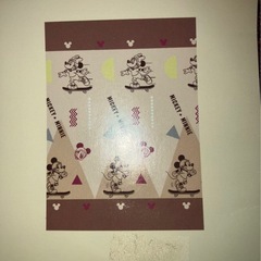 ディズニーミッキーマウス柄暖かラグの画像