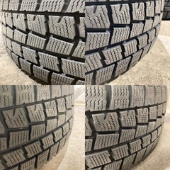 【極上品】ダンロップ ウインターマックス 185/65R15 スタッドレス＋アルミホイール4本セット PCD100 4穴 溝たっぷりの画像