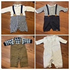 70〜80 長袖ロンパース 10着の画像