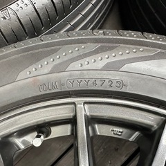 バリ山 横浜 BlueEarth-RV RV03 215/55R17 23年製 17×7j+53 PCD114.3 サマータイヤ　4本セット　の画像
