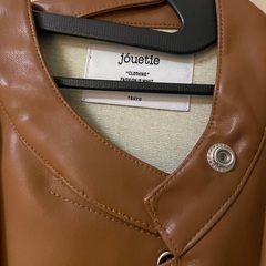 jouetie レザートレンチコート レイヤードの画像
