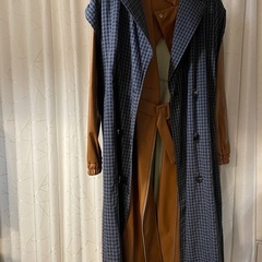 jouetie レザートレンチコート レイヤードの画像