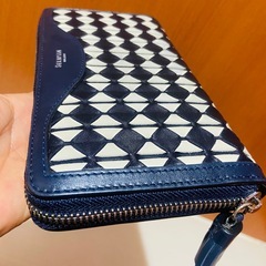 本革✨SERAPIAN✨セラピアン✨財布✨イントレチャート✨レザー✨モザイコ柄✨の画像