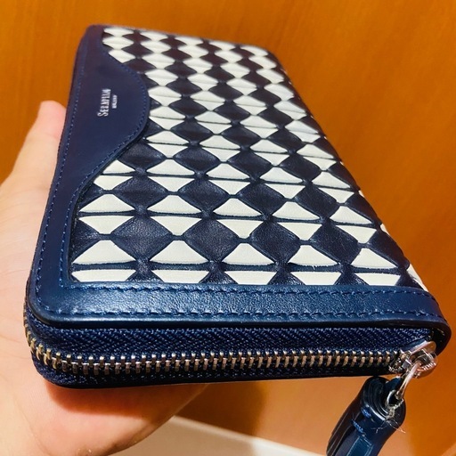 本革✨SERAPIAN✨セラピアン✨財布✨イントレチャート✨レザー✨モザイコ柄✨