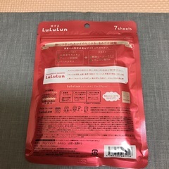 未開封LuLuLun 桃の香り フェイスマスク 7枚入りの画像