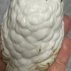 フクロウ　小さな置物　の画像