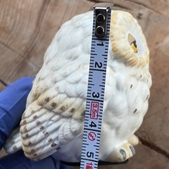 フクロウ　小さな置物　の画像