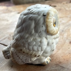フクロウ　小さな置物　の画像