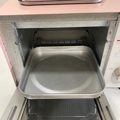 KOIZUMIコンパクトオーブントースター 目玉焼き　ピンク KOS-0703の画像
