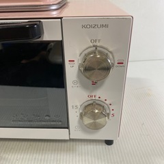 KOIZUMIコンパクトオーブントースター 目玉焼き　ピンク KOS-0703の画像