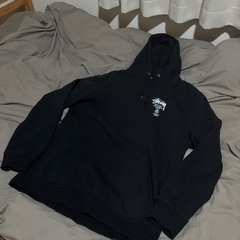 stussy ステューシー パーカー 黒 Mサイズの画像