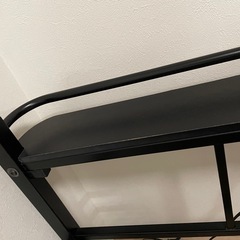 ニトリシングルベッドフレーム棚付きの画像