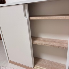 【新品・未使用】LOWYA トイレ収納 スリム おしゃれ 省スペース ラックの画像