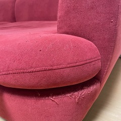 ３人がけソファ　難あり(500円お渡しします)の画像