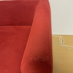３人がけソファ　難あり(500円お渡しします)の画像